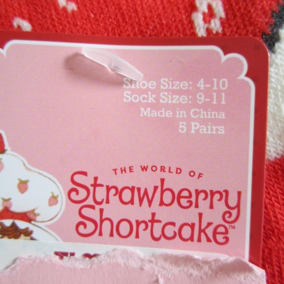 Strawberry Shortcake 5 Socks - Picture 9 of 9